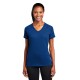 Sport-Tek Ladies Performance V-Neck 